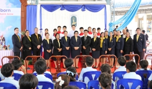 พิธีกรรมเทิดเกียรตินักบุญอันนา และทำพิธีเปิดสำนักงานเทคโนโลยีสารสนเทศ Sarasas-information & technology