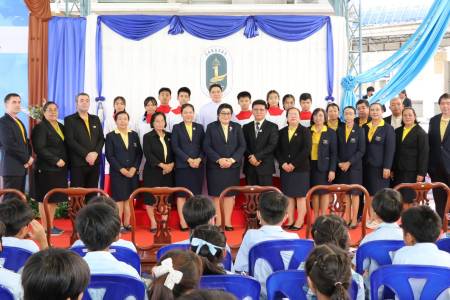 พิธีกรรมเทิดเกียรตินักบุญอันนา และทำพิธีเปิดสำนักงานเทคโนโลยีสารสนเทศ Sarasas-information & technology